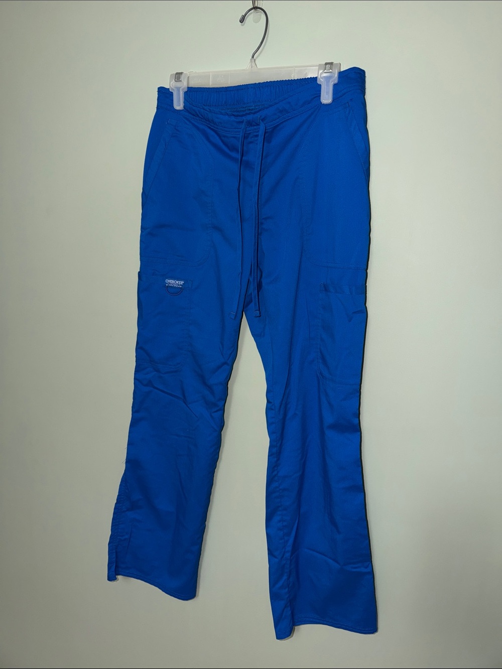 Cherokee Workwear Core Stretch Royal Blue Scrub Pants Small